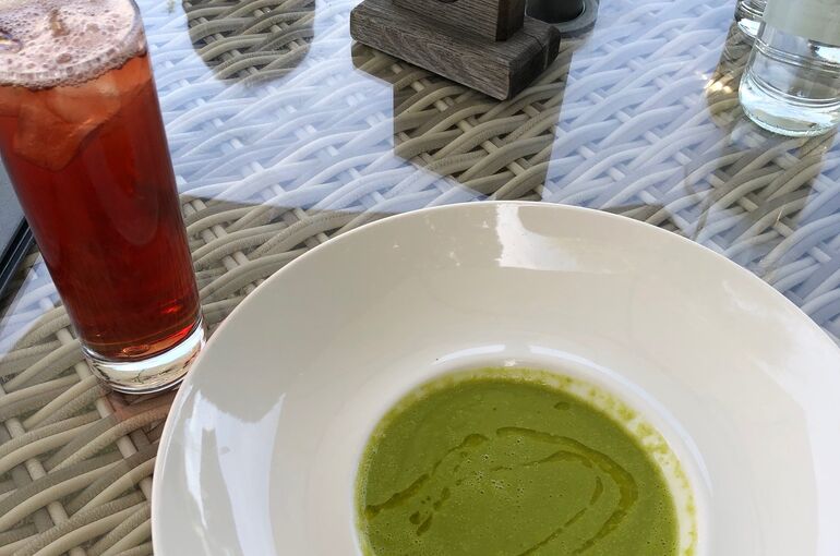 ブログ用写真　豆のスープ