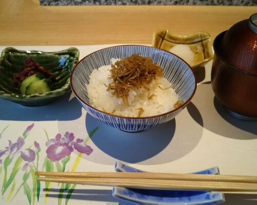 ブログ写真　おじゃこごはん